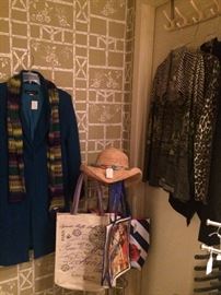 Jackets, hats, bags, cashmere sweaters