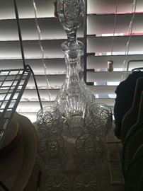 One of several decanters