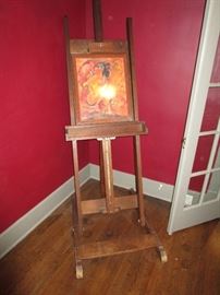 Wooden easel- SOLD. Artwork still available
