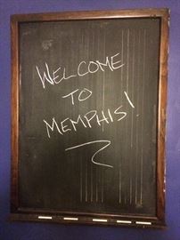 Antique school chalk board