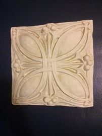 Plaster cast of Louis Sullivan terra cotta detail from a St. Louis building