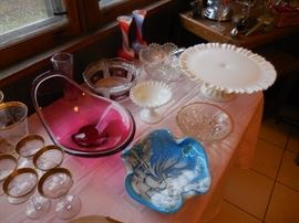 Art Glass, Fenton Cake Plate