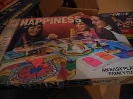 Milton Bradley Happiness Board Game/Box