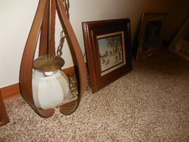 Mid Century Danish Teak Light Fixture