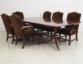 Kittinger Conference Table (48"x96") & 8 Armchairs