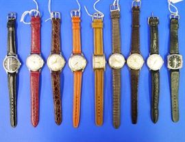 Vintage Wristwatches by Elgin, Croton, Gruen