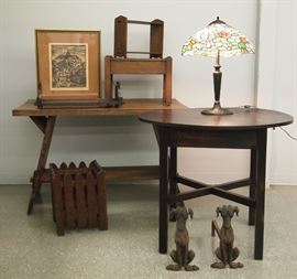 Arts and Crafts Furniture & Accessories, Leaded Glass Lamps