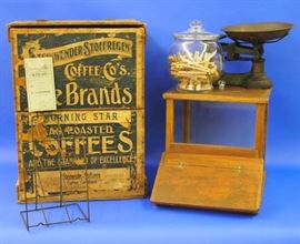 General Store, Coffee Box, Bag Rack, Cracker Bin
