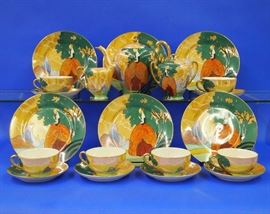 Noratake Art Deco Tea Set