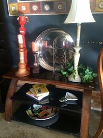 TV stand with lower storage