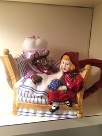 Dept 56 Little Red Riding Hood Tea Pot