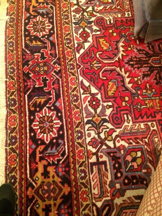 Multi-colored rug - 8 1/2 feet X 11 feet