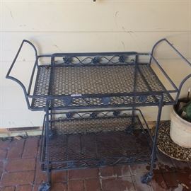 Patio 2-tiered cart