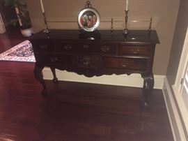 Stanley Furniture "Stoneleigh 60th Anniversary Commemorative Collection" mahogany side board - 60" long X 17" deep x 34.5 high