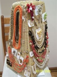 Costume Jewelry and more in boxes not shown