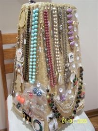 Costume Jewelry and more in boxes not shown