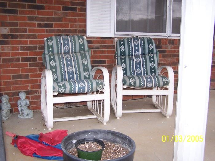 Patio / Porch furniture, ( we have 4 chairs like this)