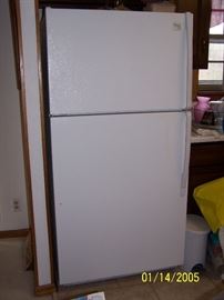 Refrigerator, upstairs