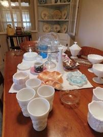 Milk Glass, Carnival Glass, Fenton