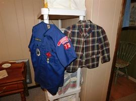 scout mem. child's plaid jacket - vintage