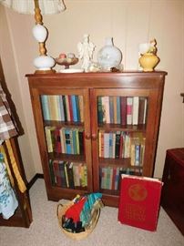 Great glass front bookcase