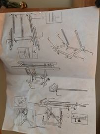 Assembly instruction for easel
