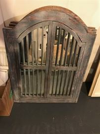 Window Grill Mirrors.... Four matching are available. This is one of the four.