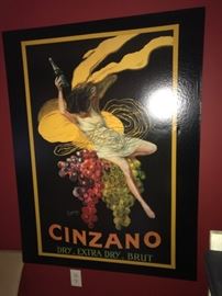 Oversize decorative print