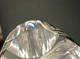 Steuben mark on the bottom of the swan