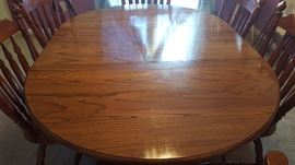 Dining Table, $300., 6 Chairs $150.