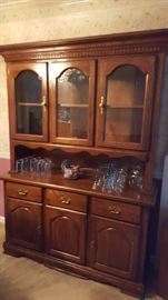 Two-piece Dining Hutch, $450., or OBO