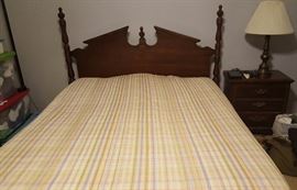 Bedroom Suite - queen bed, chest, drawers & side table, $400.
