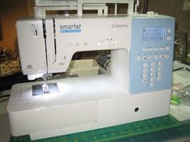 Pfaff C1100 Pro.  Great for straight stitching and machine quilting.