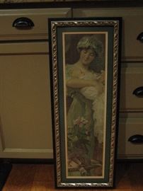 Advertisement.  Mother and baby.  Advertisement is on the back.  See next frame.