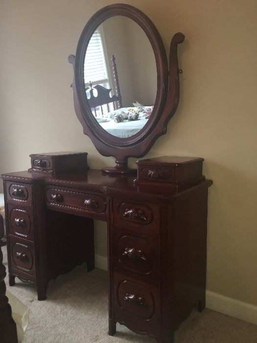#2 of 6p. Lillian Russel cherry bedroom suite by Davis cabinet company