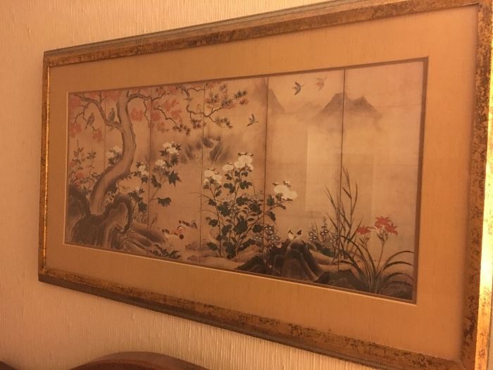 Beautiful Asian print in high quality frame