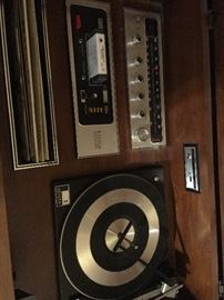 Vintage stereo with 8-track