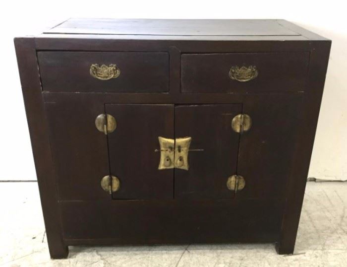 Antique Asian chest-- lots of Asian furniture