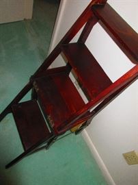 Antique Metamorphic Chair/ Library Ladder