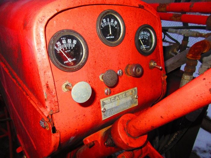 Detail of 1947 J.I. Case Company Tractor