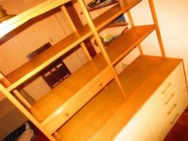 Detail of MCM Room Divider Wall Unit