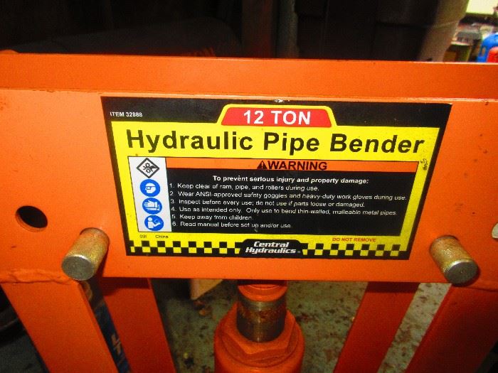 Detail of Hydraulic Pipe Bender