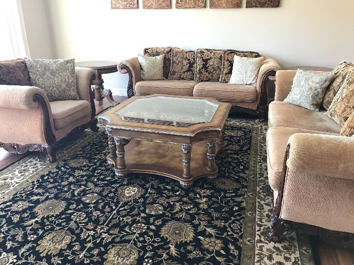 Beautiful Pulaski Couches and Coffee Table Set - sold together or separately