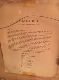 Set of 4 color prints by Buyenlarge of Bulwell Hall and Castles 