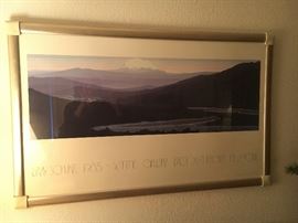 2 Jerry Schurr Framed Art. Summa Gallery, Brooklyn Heights, NY 1985 