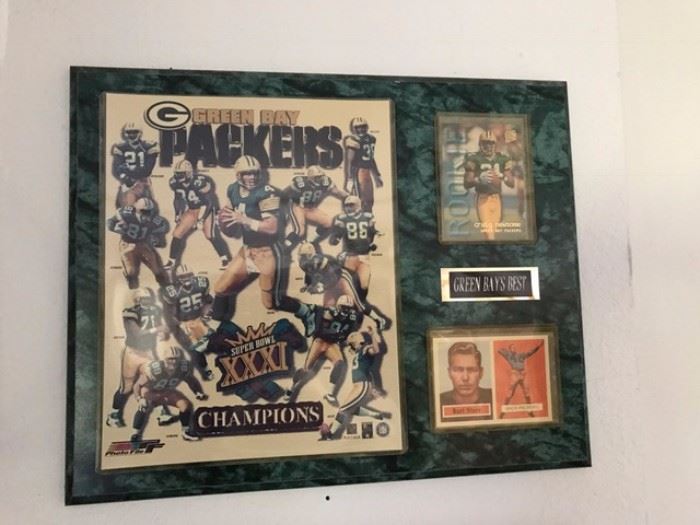 Just one of MANY pieces of Green Bay Packer memorabilia.  