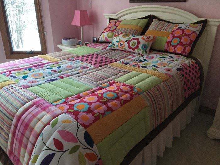 PB Teen full/queen-sized bedding
