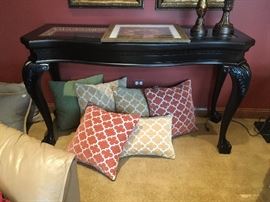 matching console table
