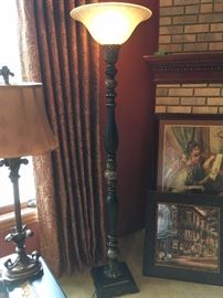very tall torchiere lamp
