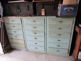 3 separate Chest of drawers